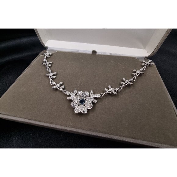 Rare Find Vintage Nolan Miller Glamour Collection Floral Necklace - Picture 5 of 6